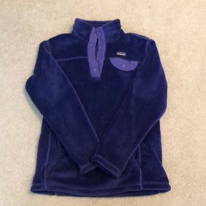 Girls Patagonia Fleece Pullover, EUC